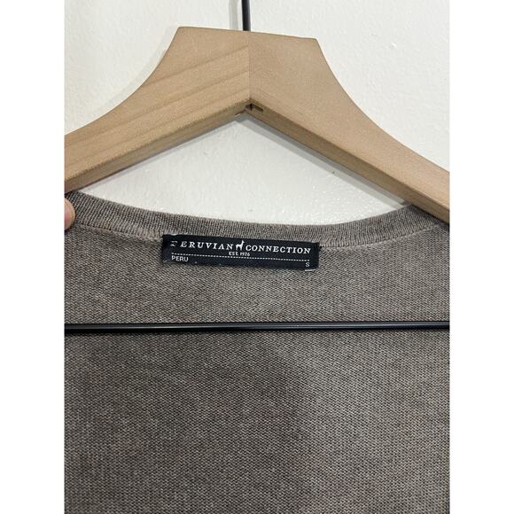 Peruvian Connection Lagenlook Boho Minimalist Quiet Luxe Coastal Duster S Lagom - Picture 7 of 15